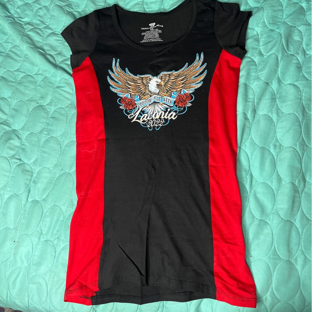 Vance Biker Wear Laconia 2022 Motorcycle Week Biker Tee Size XS